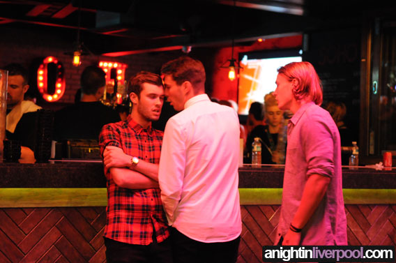 Saturday night out in Liverpool