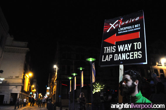 Saturday night out in Liverpool