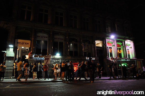 Saturday night out in Liverpool