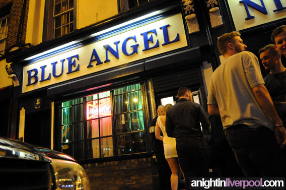 popular student bar blue angel seel street liverpool