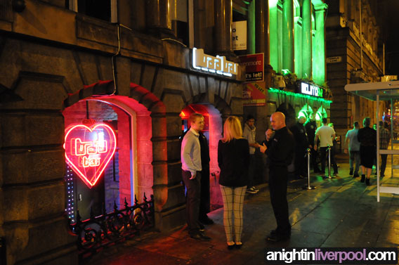 Saturday night out in Liverpool